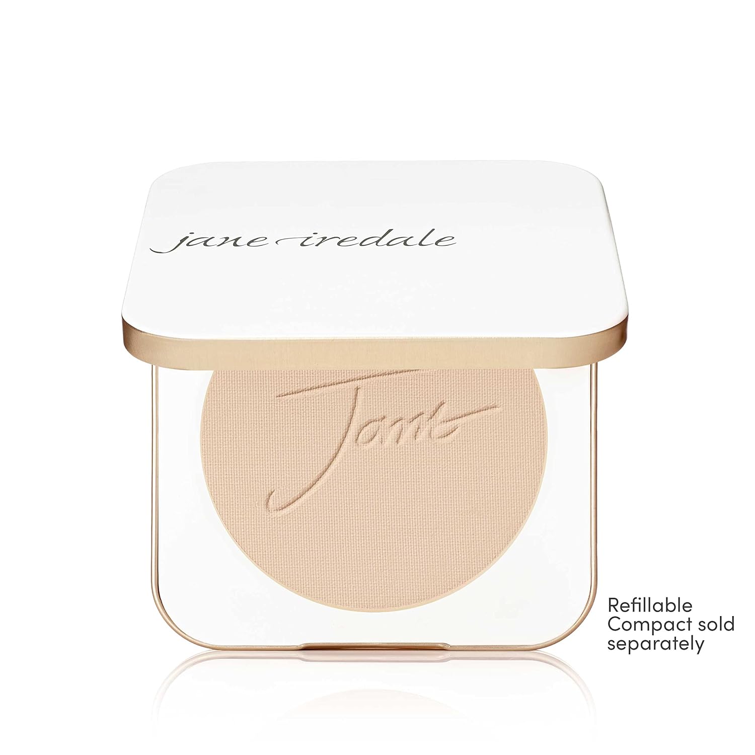 jane iredale PurePressed Base Mineral Foundation Refill or Refillable Compact Set| Semi Matte Pressed Powder with SPF | Talc Free, Vegan, Cruelty-Free